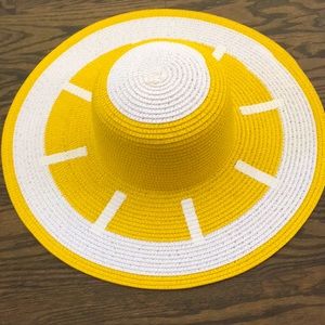 NWOT Wide brim beach hat